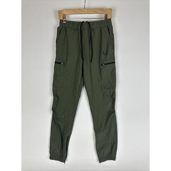 ASRV Signature Utility Jogger Green Ankle Zip Men's Size XS - Picture 1 of 8